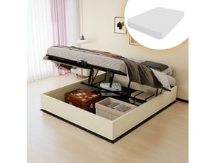 Sommier coffre 160x200 cm MODENUIT épaisseur 53 cm