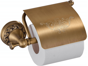 Porte-papier toilette avec couvercle - support mural vintage pour rouleau de papier toilette - porte-rouleau de papier toilette décoratif
