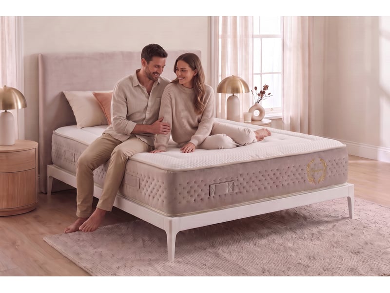  Matelas ressorts ensachés kronos spring multizone 31 cm - 180x180 cm - fermeté élevée- moonia  - Conforama C