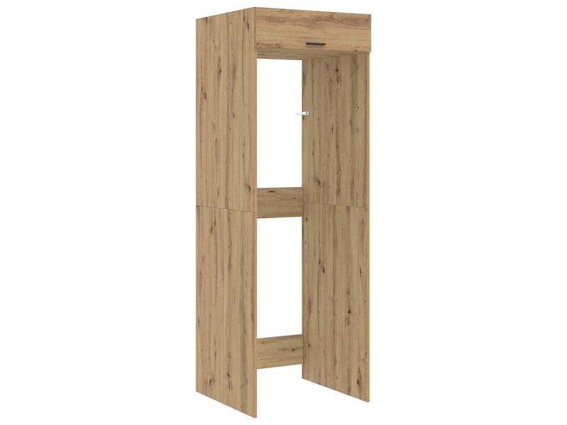  Armoire pour machine à laver chêne artisanal 67,5x68x200 cm  - Conforama A