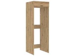 Armoire pour machine à laver chêne artisanal 67,5x68x200 cm