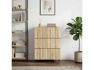 Armoire de rangement bureau, armoire à tiroirs 66 x 34,5 x 92 cm bois d'ingénierie shl4184