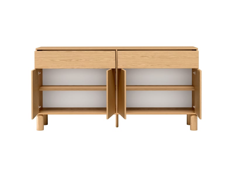 Selsey sanden - buffet - 180 cm - chêne bookmatch Sanden - Conforama D