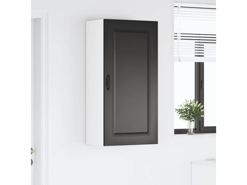  Meuble mural de cuisine | armoire de cuisine noir 50x31x100cm  - Conforama D