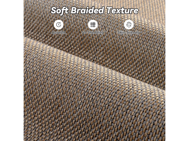  Lot de 2 tapis de bain antidérapants - 60 x 90 cm - beige  - Conforama D