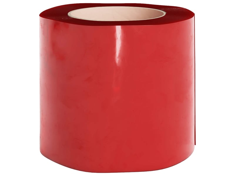  Rideau de porte rouge 200 mmx1,6 mm 50 m pvc cf43623  - Conforama E
