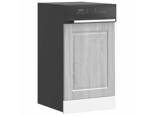 Panneau de lave-vaisselle sonoma gris 45x1,5x57cm