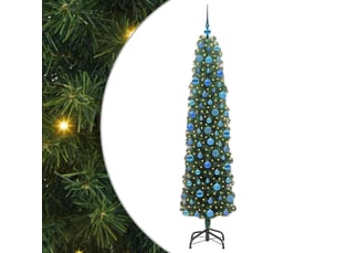Sapin de noël artificiel, arbre de noël vert 180 cm pvc et acier et plastique shl2271