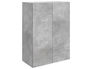 Armoire <strong></strong> <strong></strong> coloris argenté largeur 66 cm