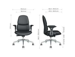 Chaise de bureau <strong>COVREO </strong> <strong></strong>