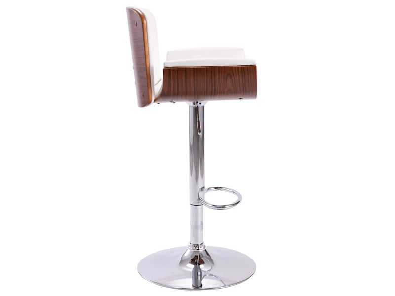 Tabouret de bar, chaise de bar blanc similicuir shl26985  - Conforama D