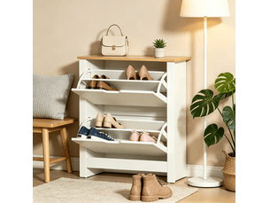 Meuble à chaussures 4 paire(s) <strong>MIVRAY </strong> <strong></strong> coloris naturel