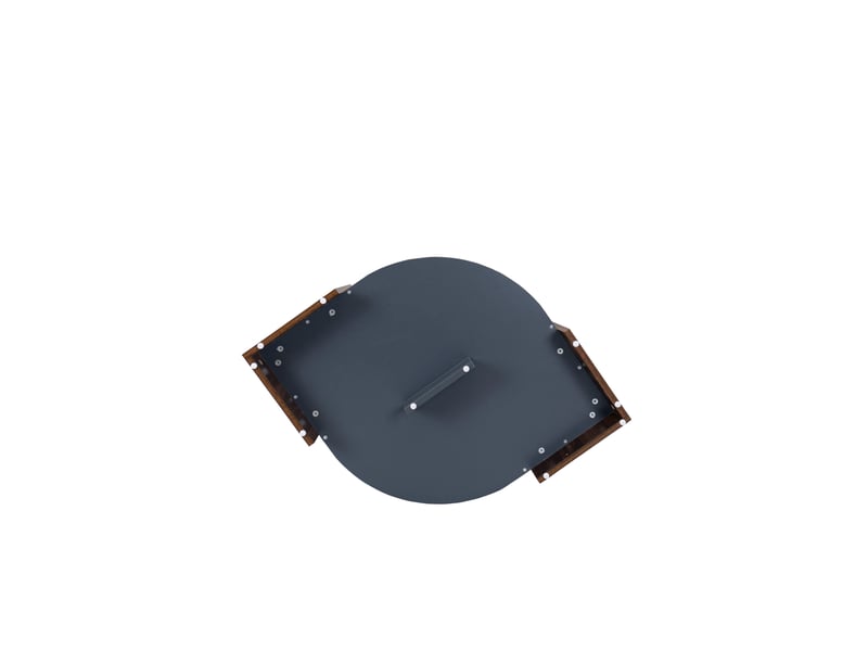  Table basse plateau de table avec rayures en marbre noir table basse marron - Conforama D