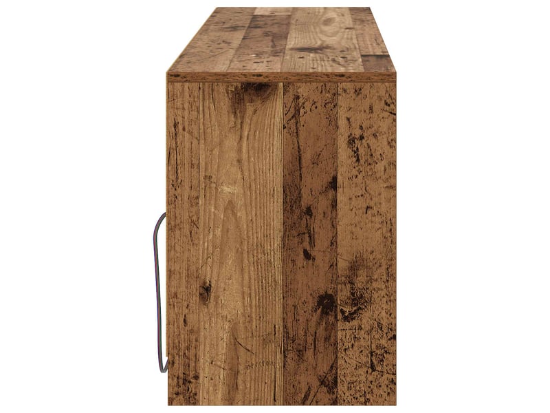  Meuble tv - banc tv - meuble de rangement 100 x 34 x 50 cm bois ancien bois d'ingénierie  - Conforama E