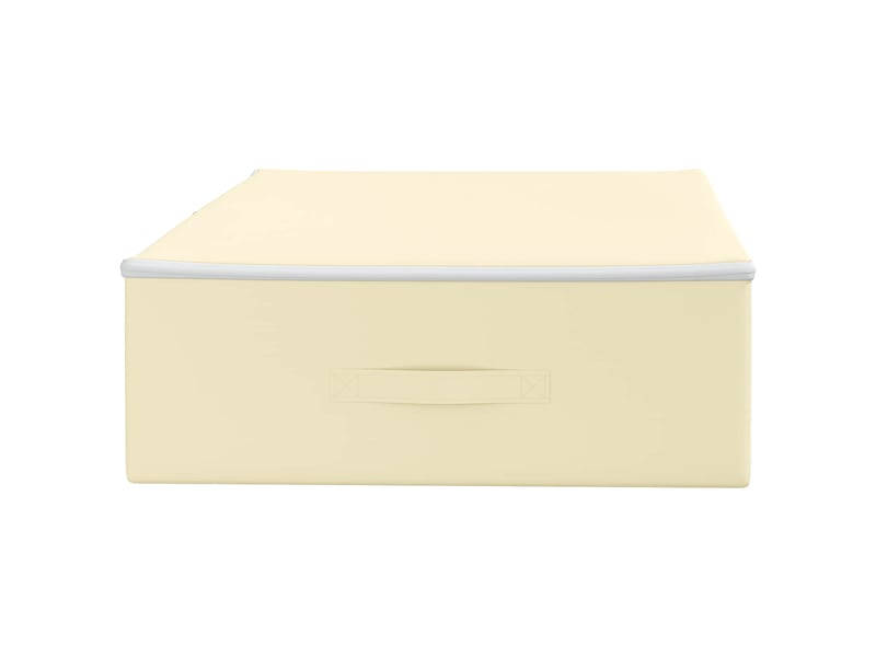 Boîte de rangement 2 pcs tissu intissé 100x50x18 cm 90 l shl29579 - Conforama E