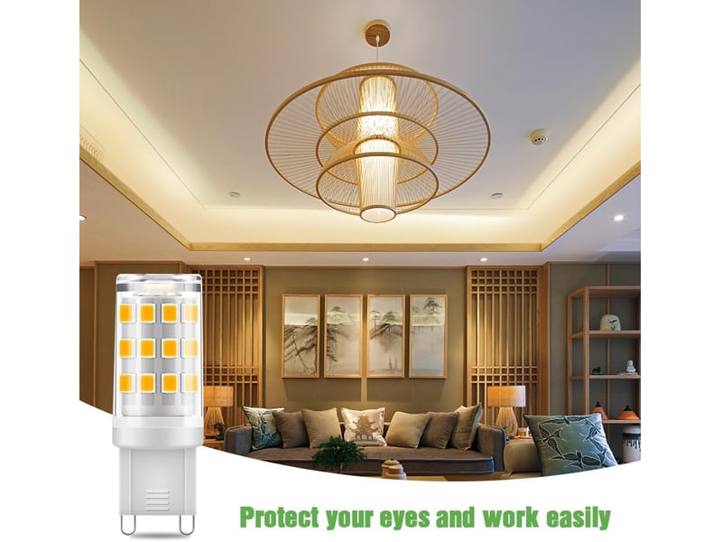  10 ampoules g9 3w 3000k 300lm non dimmable  - Conforama B