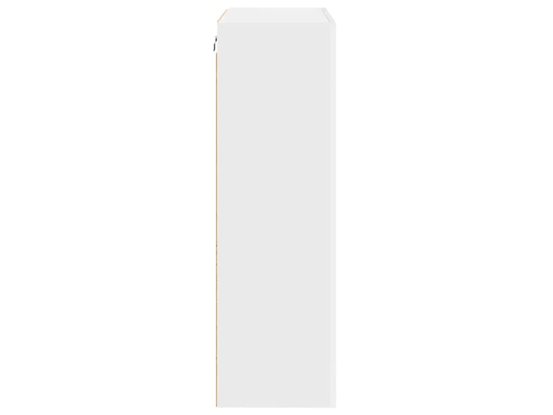  Armoire suspendue design moderne intérieur espace de rangement 60 x 31 x 100 cm en bois d'ingénierie blanc 02_0053393  - Conforama D