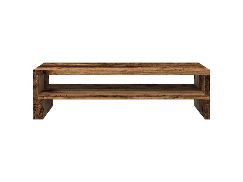  Support de moniteur table meuble bureau vieux bois 54 x 22 x 15 cm bois d'ingénierie marron 02_0045013  - Conforama B