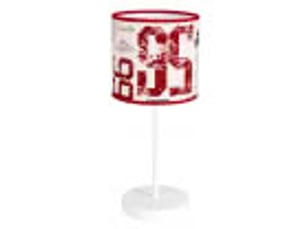 Lampe à poser enfant fabrilamp dorsal rouge 1xe14 38 x 16 x 16 cm