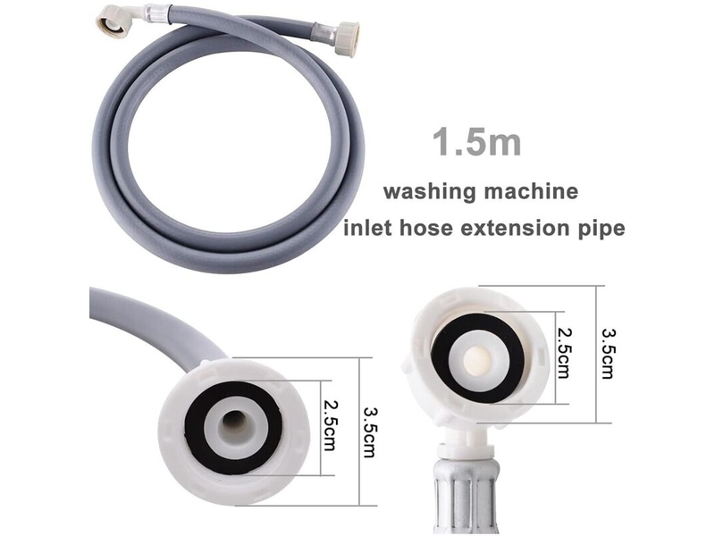  Tuyau d'alimentation eau froide pour machine à laver et lave-vaisselle 1.5 m  - Conforama B