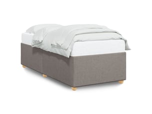 Lit simple 100x200 cm coloris taupe