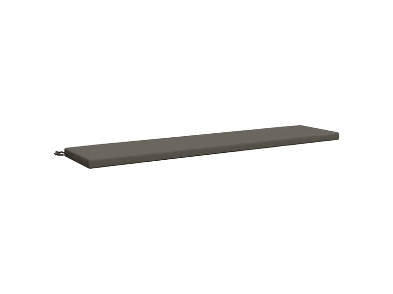  Lot de 2 coussins de banc, coussins d'assise soest 100 % polyester gris cf57265  - Conforama D