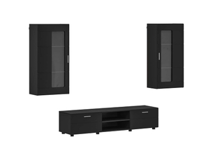 Meuble tv coloris noir 150 cm <strong></strong>  <strong></strong>
