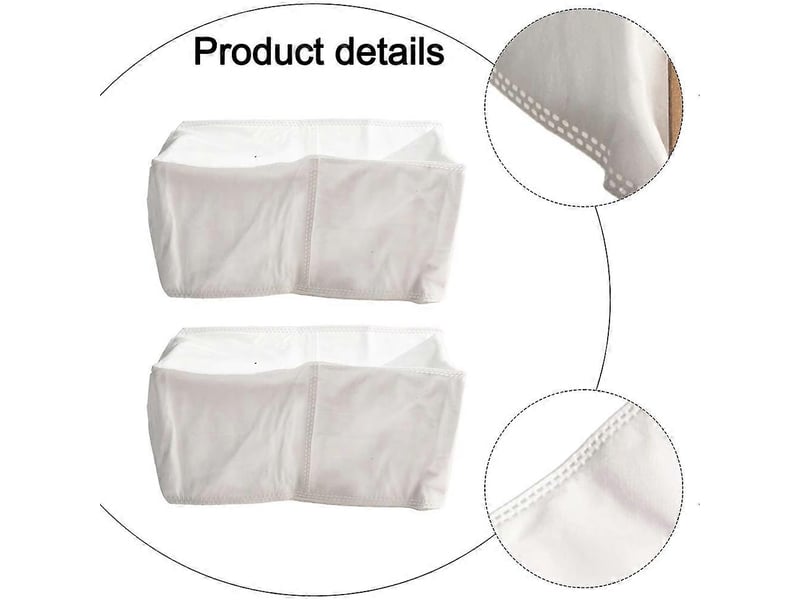  5pcs dust bag for ilife replacement dust bags for v9 pro self emptying robot vacuum cleaner spare parts  - Conforama C