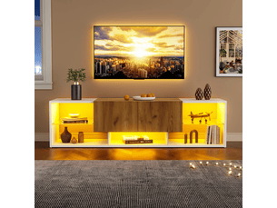 Meuble tv coloris naturel 160 cm OPULERANE TRADING LTD