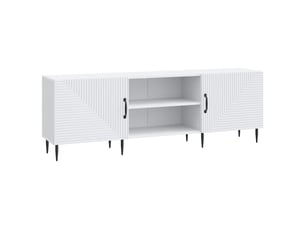 Meuble tv coloris blanc 150 cm <strong></strong>  <strong></strong>