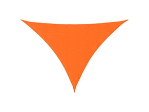 Voile de parasol - voile d'ombrage tissu oxford triangulaire 3,5x3,5x4,9 m orange