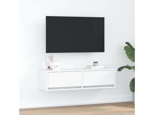 Meuble tv coloris blanc 100 cm <strong></strong>  <strong></strong>