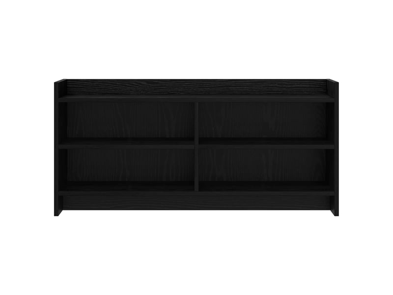  Meuble tv - banc tv - meuble de rangement 100 x 33 x 47 cm chêne noir bois d'ingénierie  - Conforama D