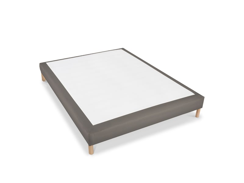 Sommier tapissier simili faro - taupe - 140x200 3SO0207181420.4108 - Conforama B