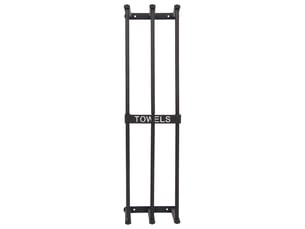 Porte serviette murale de salle de bains, 3 barres, alliage d'aluminium, porte serviette