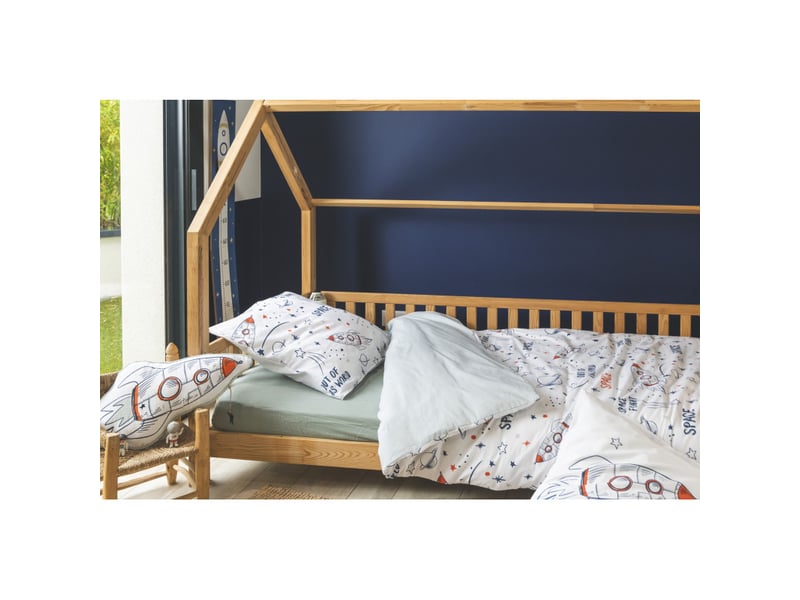 Parure de couette barbotinecaliforniagalaxielola toutes dimensions réversible l'effet papillon - Conforama E