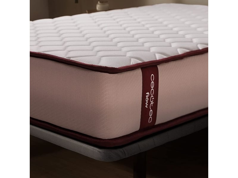 Matelas viscoélastique cecotec flow purevital 1900 105x200 cm mi-ferme ergonomique  - Conforama C