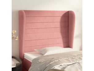 Tete de lit A poser largeur 93 cm rose