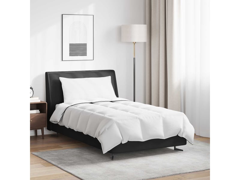  Duvet d'hiver avec oreiller 2 pièces - couette blanc plume de canard  - Conforama B
