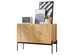 Buffet 2 porte(s)  0 tiroir(s) LPOSPI  - 100 cm coloris naturel 