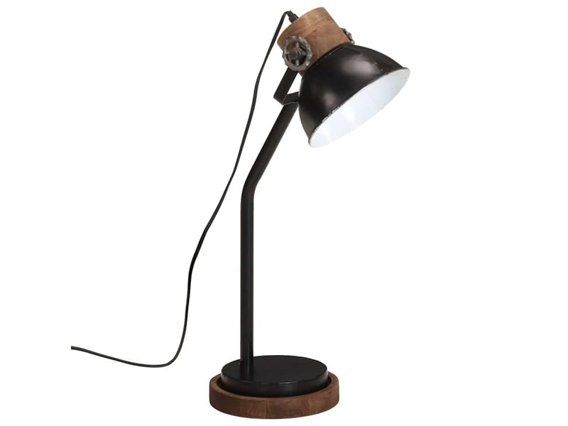  Lampe de bureau 25 w noir 18x18x60 cm e27  - Conforama A