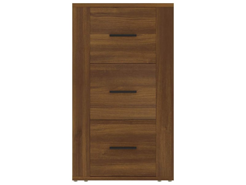  Buffet - bahut - meuble de rangement chêne marron 40x33x70 cm bois d'ingénierie  - Conforama C
