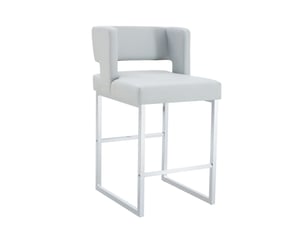tabouret de bar <strong>HAUSS SPOLE</strong> - gris hauteur d'assise 66 cm vendu Par paire