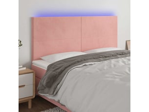 Tete de lit A poser largeur 180 cm rose