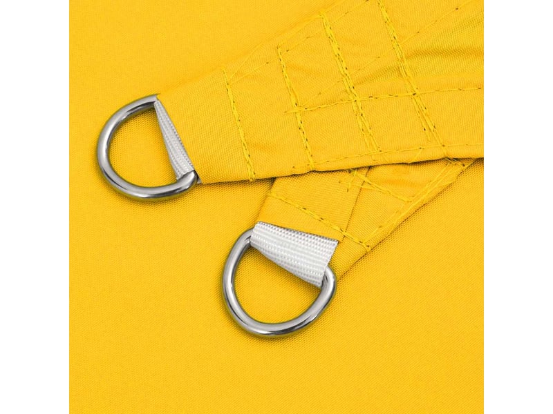  Voile de parasol - voile d'ombrage tissu oxford carré 7x7 m jaune  - Conforama E