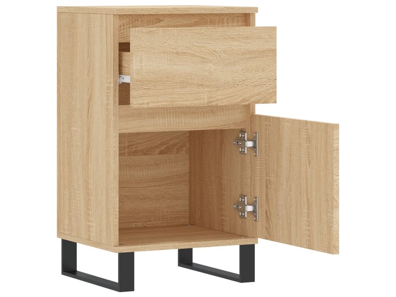  Buffet - bahut - meuble de rangement chêne sonoma 40x35x70 cm bois d'ingénierie  - Conforama D
