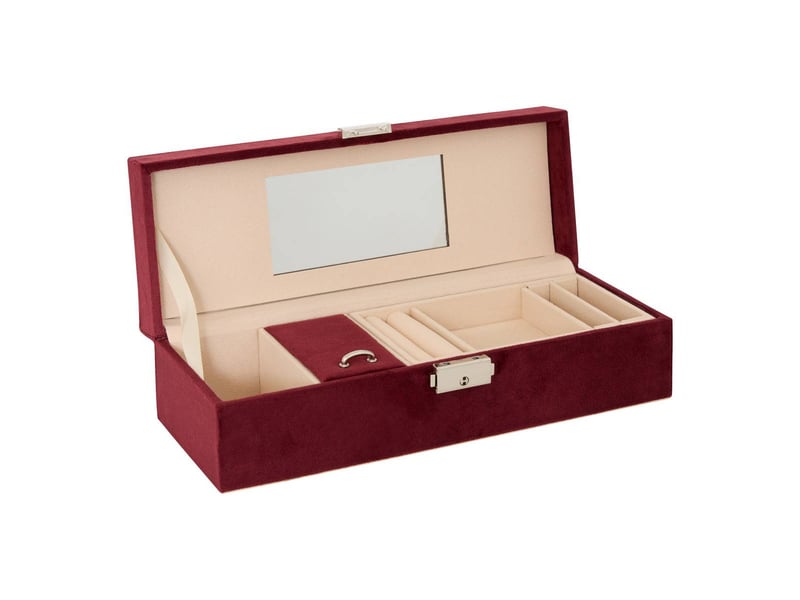  Boite bijoux bordeaux l28  - Conforama B