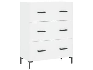 Buffet - bahut - meuble de rangement blanc 69,5x34x90 cm bois d'ingénierie