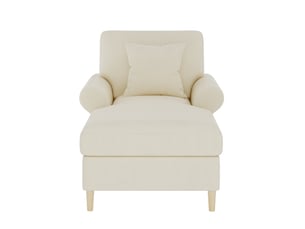 Fauteuil relax 133x87x90 cm, fonction allongée, coussin lombaire, canapé simple, pour salon et bureau, velours beige