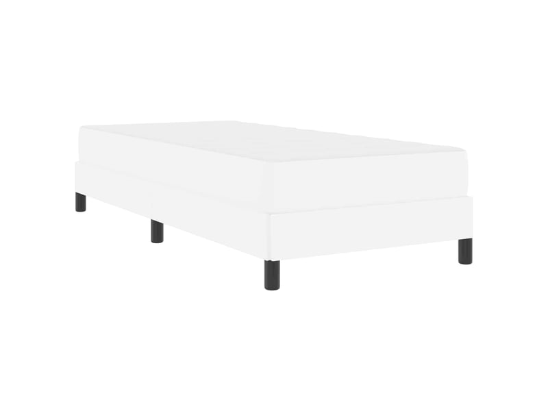 Lit simple- lit adulte - cadre de lit avec matelas blanc pur 90 x 190 cm tissu - Conforama C
